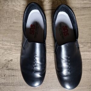 SAS Viva Slip On Loafer Size 7.5 N Black Shoes Casual Comfort